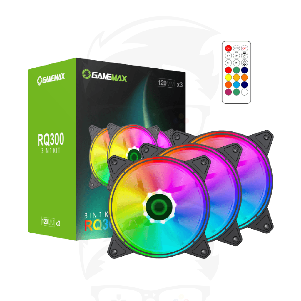 فن کیس استوک برند GAMEMAX مدل RQ300 (ARGB)